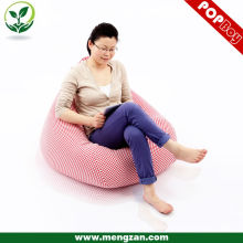 lovely pink plaid beanbag sofa, cotton bean bag chair
